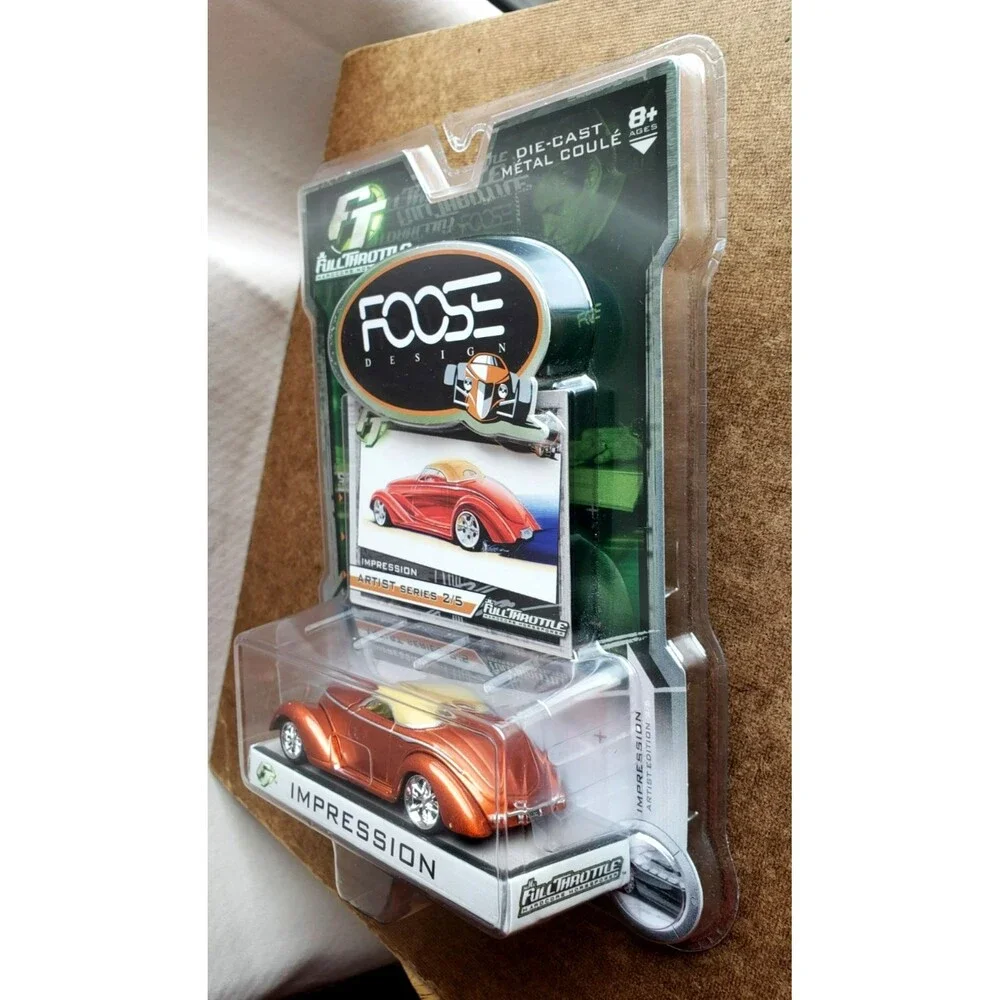 2006 JL FULL THROTTLE IMPRESSION Orange FOOSE DESIGN ARTIST SERIES #2/5 Die-Cast
